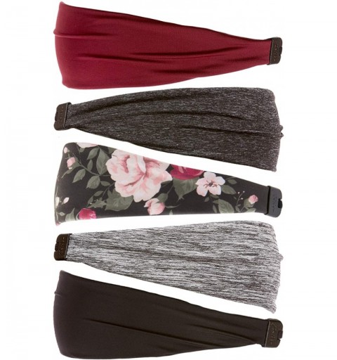 Headbands Adjustable Cute Fashion Sports Headbands Xflex Wide Hairband for Women Girls & Teens - CI197GS8EKG $26.10