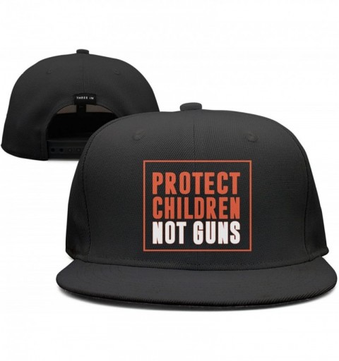Baseball Caps Protect Kid Not Guns Unisex Plain Caps Summer Hats - Black - CW18CXD6Q3M $13.52