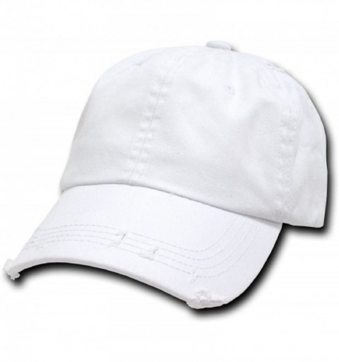 Baseball Caps Vintage Polo Cap- White - CD111Q36O93 $8.33