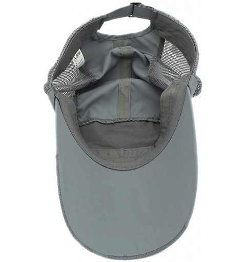 Baseball Caps Unisex Baseball Cap Adjustable Polyester Sun Protection Climbing Cap Driving Sun Hat - Style 1 & Grey - CW18D42...