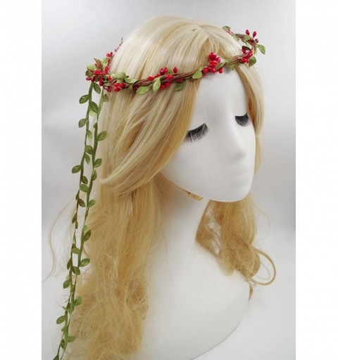 Headbands Flower Berries Crown Headband for Wedding Festivals HH7 - Hh7berry Hong - CO17YHH2HLU $9.43