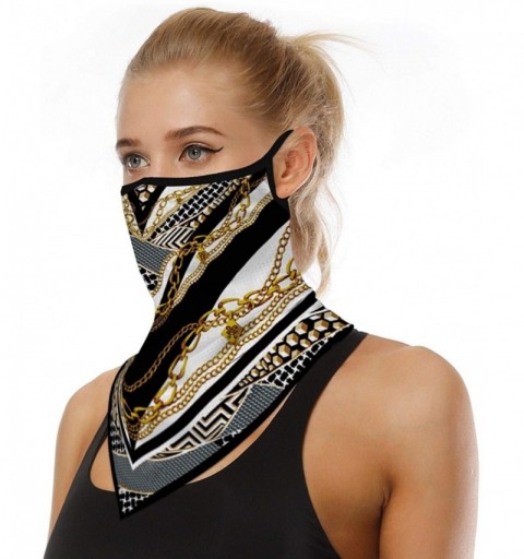 Balaclavas Men Women Face Cover Mask Bandana Ear Loops Balaclava Neck Gaiters for Outdoor Dust Wind Sun Protection - Color27 ...