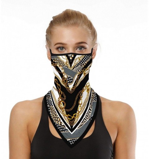 Balaclavas Men Women Face Cover Mask Bandana Ear Loops Balaclava Neck Gaiters for Outdoor Dust Wind Sun Protection - Color27 ...