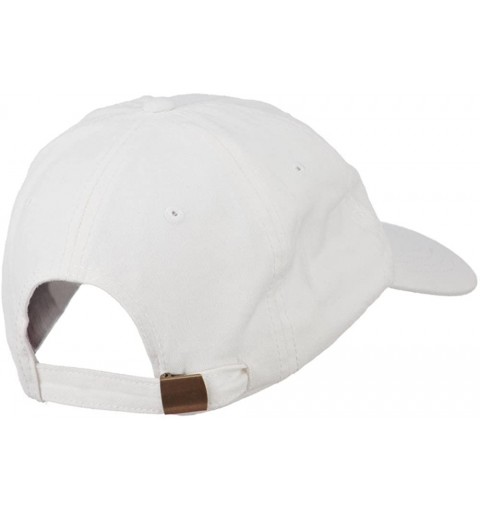 Baseball Caps Alabama State Map Embroidered Washed Cap - White - CP11NY2SB31 $25.32