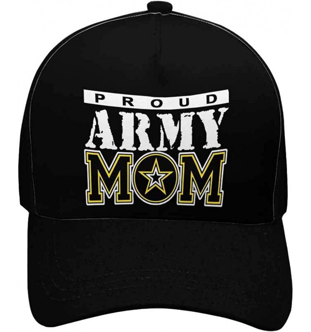 Baseball Caps Army Girlfriend Mom Adjustable Unisex Women Baseball Caps Classic Dad Hats- Black - Design 5 - CC18R28KZUI $30.18