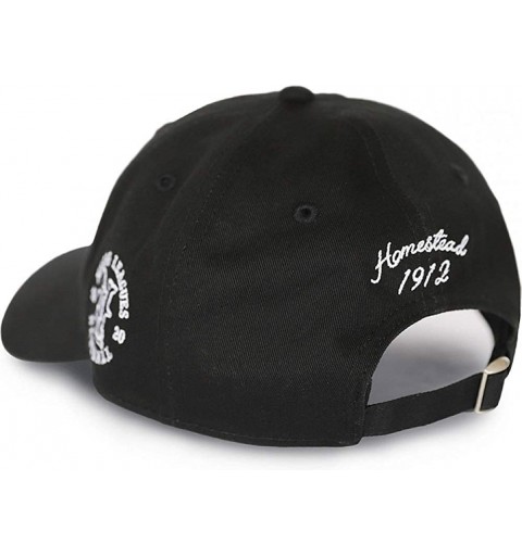 Baseball Caps Big Boy Homestead Grays NLBM Mens Cotton Ball Cap [Black - Adjustable] - CN18K52DM9Y $25.28