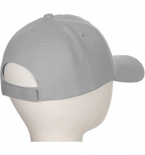 Baseball Caps Classic Baseball Hat Custom A to Z Initial Team Letter- Lt Gray Cap White Black - Letter Q - CR18IDTWACK $13.66
