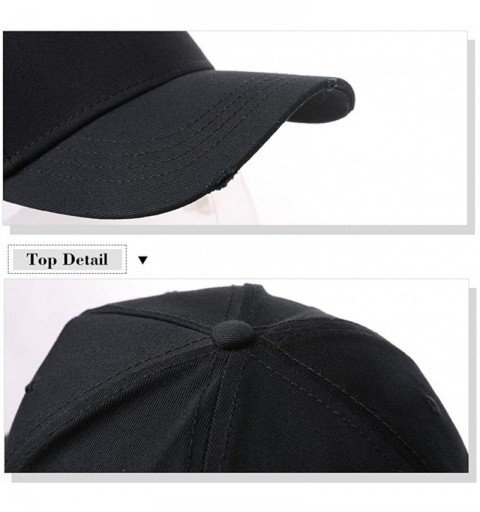 Baseball Caps Mens UPF50 Quick-Dry Baseball Cap Foldable Brim Free-Size Sun Hat Unisex - 99766_navy Blue - C218R2DLK4G $13.52