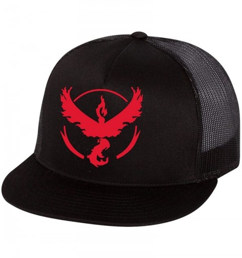 Baseball Caps Pokemon Team Instinct- Valor- Mystic Trucker Hat - Valor Red - C312K31SMBB $20.44