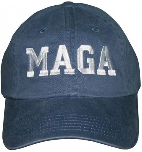Baseball Caps MAGA Hat - Trump Cap - Denim/Maga-white Embroidery - C018EO4CR5S $13.11