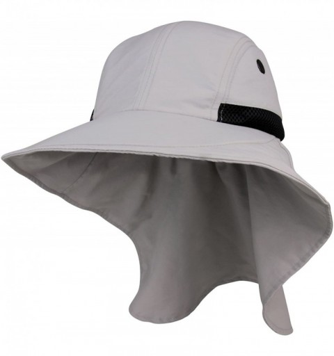 Baseball Caps Women's Large Bill Cap with Flap - Grey - CO11LV4H5SV $12.78