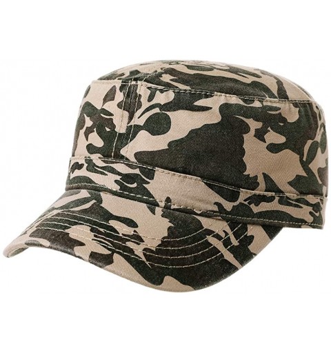 Newsboy Caps Trapper Hat Earflap Elmer Fudd Military Baseball Cap Winter Warm Unisex 56-61CM - 99770_camo Khaki - CM18QA8OD48...
