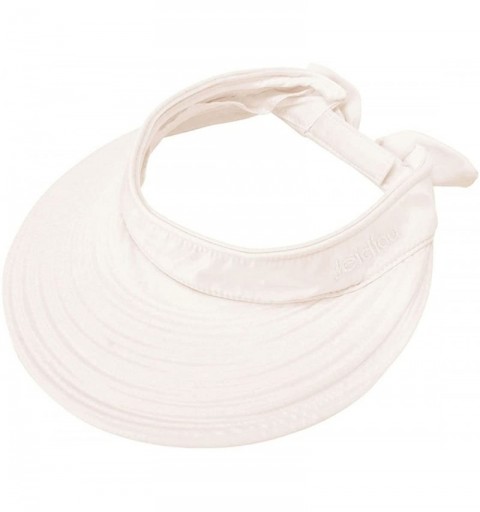 Sun Hats Women's 2 in 1 Cotton UV Protection Wide Brim Sun Visor Summer Hat - Beige - CP17X0GE90C $14.96