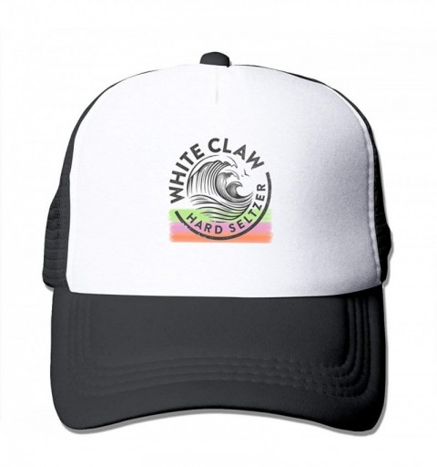 Baseball Caps Unisex White-Claw Baseball Hat Adjustable Cap Quick Dry Sports Hat - Black - CN18XDXSU28 $21.24