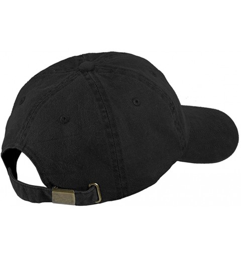 Baseball Caps Cheer Mom Embroidered Soft Crown 100% Brushed Cotton Cap - Black - CD17YTQTU8G $13.52