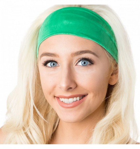 Headbands Irish Green Headband St Patricks Day Accessories Clover Shamrocks Headband Xflex Gift Packs - CJ194UEGGMD $14.63
