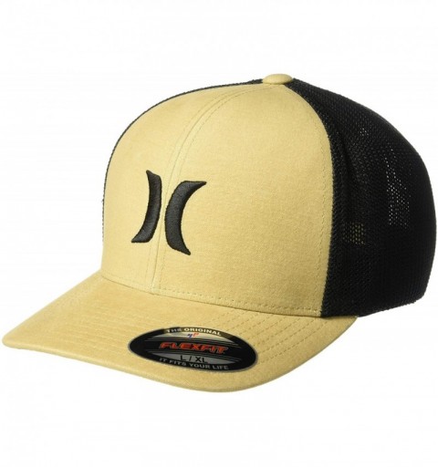 Baseball Caps Men's Icon Textures Flexfit Baseball Cap - Khaki - CC18L8ZDEMZ $28.73