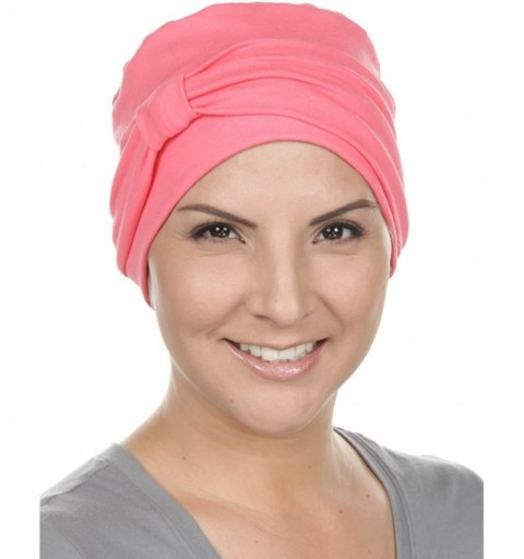 Headbands Double Layered Comfort Cotton Chemo Sleep Cap & Headband Beanie Hat Turban for Cancer - CR11BFKFSI5 $18.91