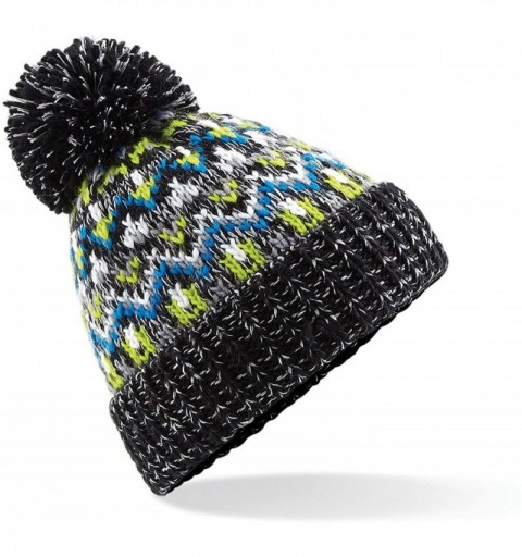 Skullies & Beanies Unisex Adults Blizzard Winter Bobble Hat - Forager Fusion - CC12N4WMOB3 $7.92