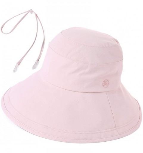 Skullies & Beanies Boating Hats Sun Protection Beach Women Bucket Packable Hiking Fishing Pink SPF 50 59cm - C118OWD6HLA $15.08