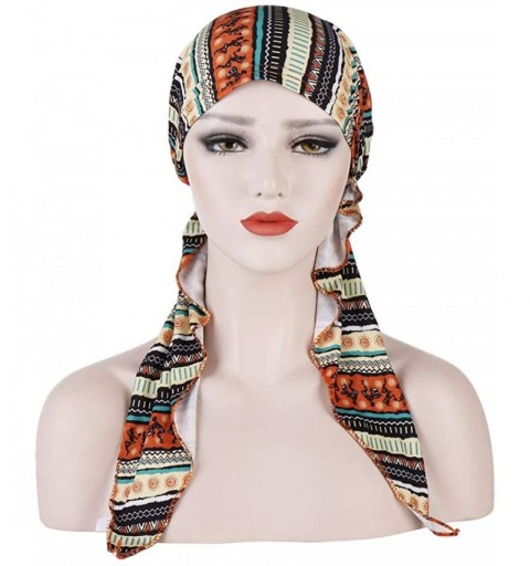 Skullies & Beanies Chemo Headwear Turbans for Women Long Hair Head Scarf Headwraps Cancer Hats Scarf Gifts for Hair Loss - R ...