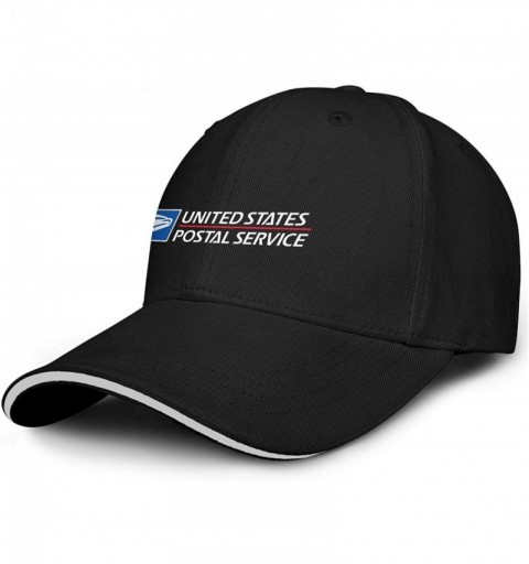 Baseball Caps Men Women Postal Hat United States Service Eagle Adjustable Cap Dad Trucker Hat Cap - Black - CH1973HSQUM $12.94