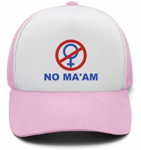 Baseball Caps No Ma'am - Vintage Style Trucker Hat Retro Mesh Cap - No Ma'am-8 - C018LE86G85 $20.52