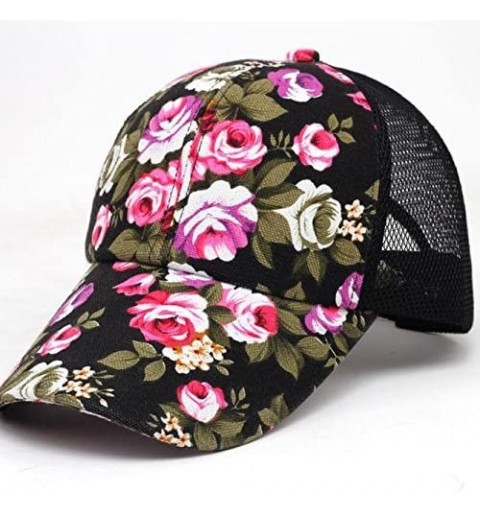 Bucket Hats Embroidery Cotton Baseball Cap Boys Girls Snapback Fashion Hip Hop Flat Hat - Black - CL18R6TNZD6 $10.33