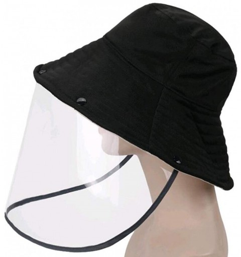 Visors Women Men Summer Visor Sun Hat Windproof Dustproof Full Protective Sun Hat - Black 3 - C8198Q2AE2W $13.47