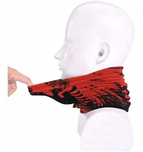 Balaclavas Neck Gaiter Warmer Windproof Mask Dust - Free UV Face Mask - Albanian Flag - CF18ZCGWH99 $11.87