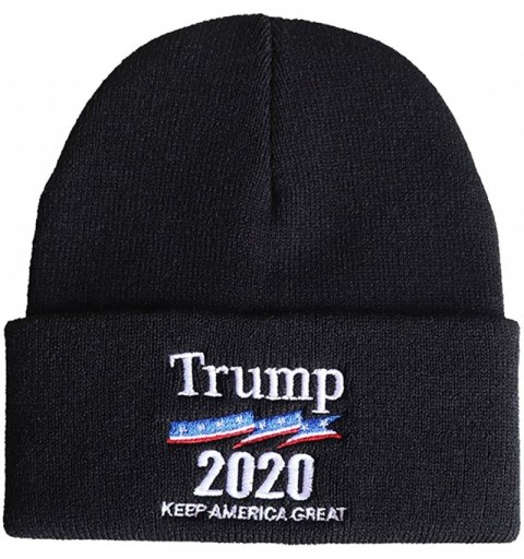 Baseball Caps Donald Trump Hat 2020 Keep America Great KAG MAGA with USA Flag 3D Embroidery Hat - Z-4black Trump 2020 Hat - C...